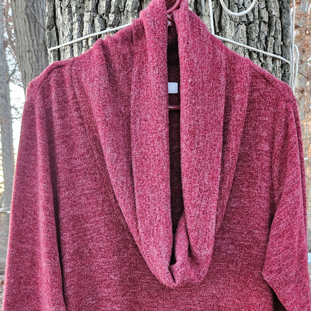 New Directions Cowl Neck Sweater